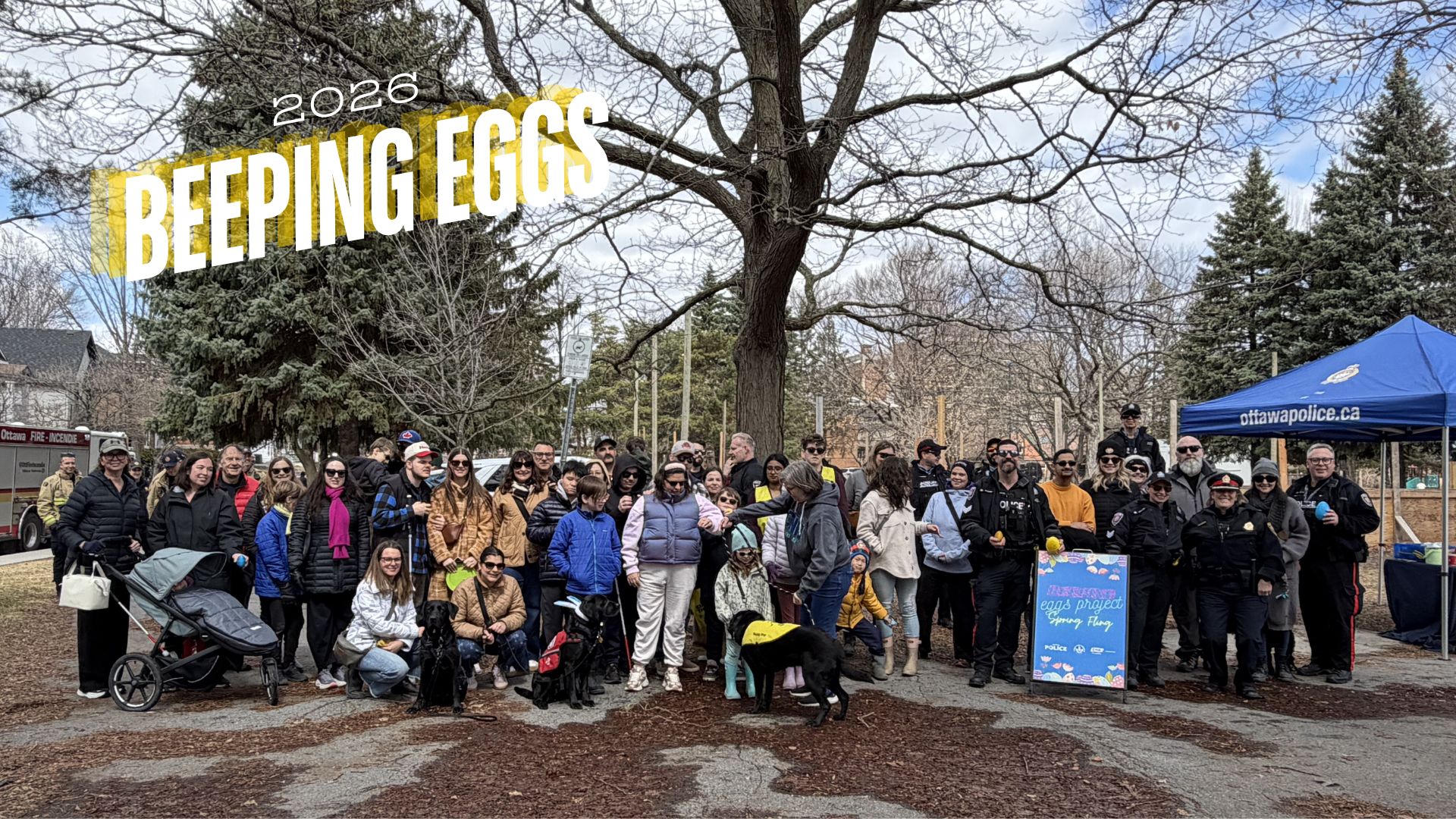 Ottawa Police's Third Annual Beeping Eggs Project