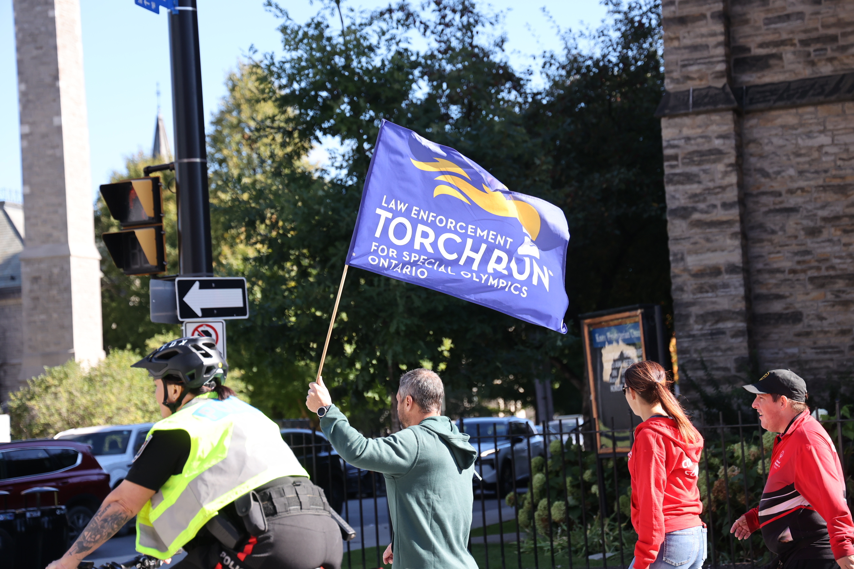 Torch Run for Special Olympics at OPS Central