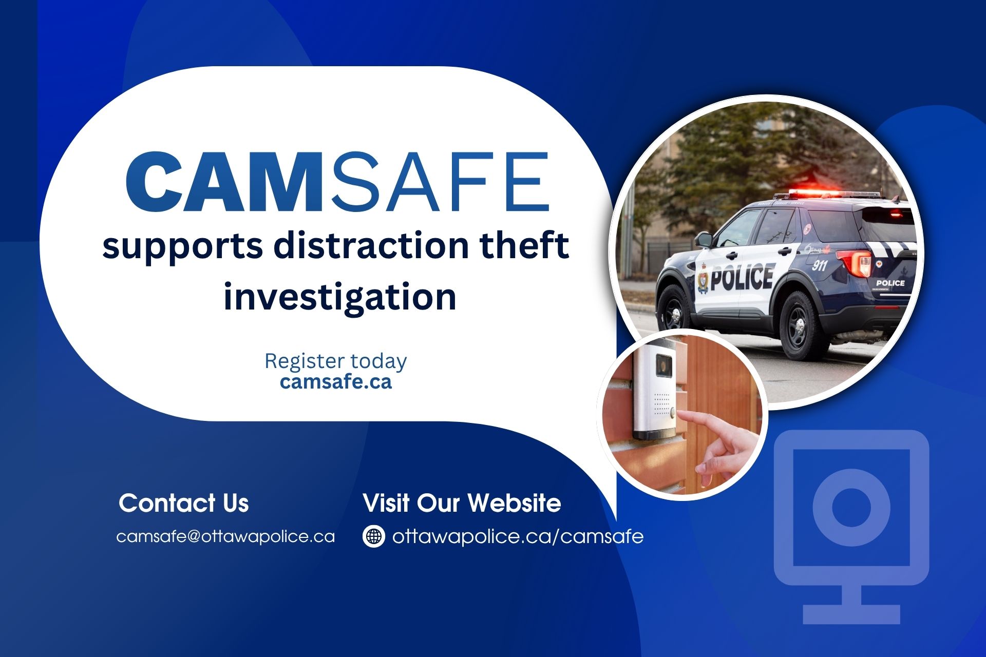 CAMSafe Supports Distraction Theft Investigation