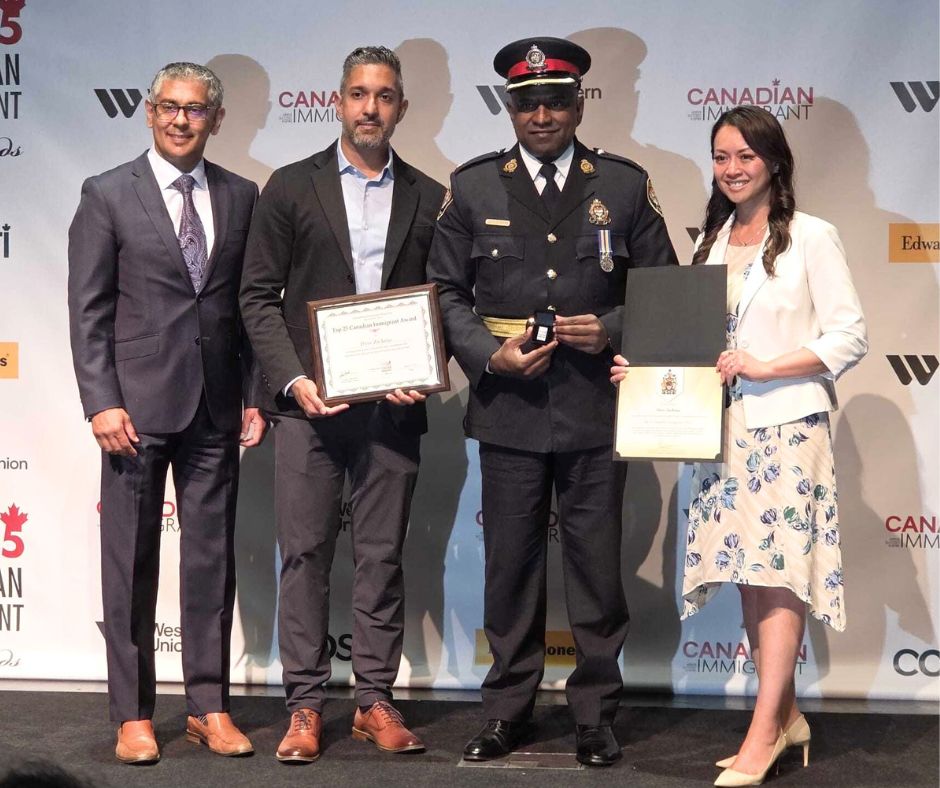 Superintendent Dave Zackrias Earns Top 25 Canadian Immigrant Award