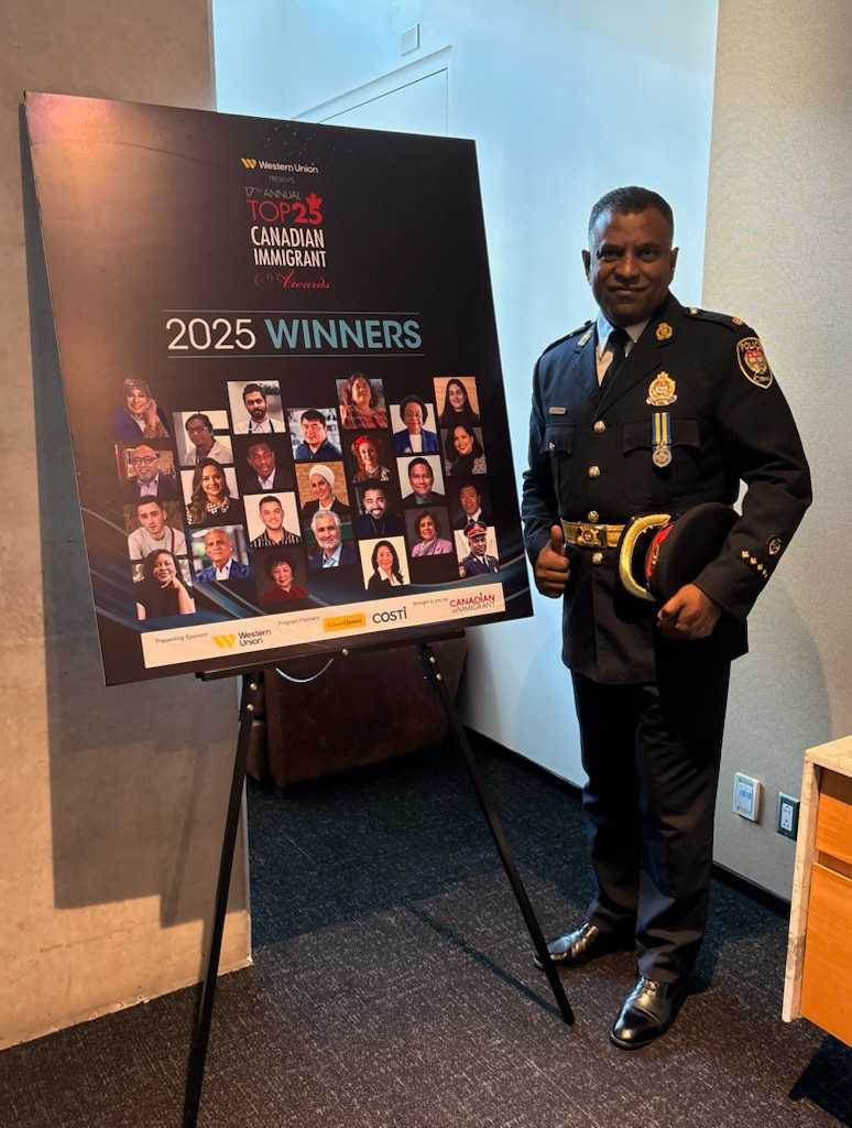Superintendent Dave Zackrias Earns Top 25 Canadian Immigrant Award