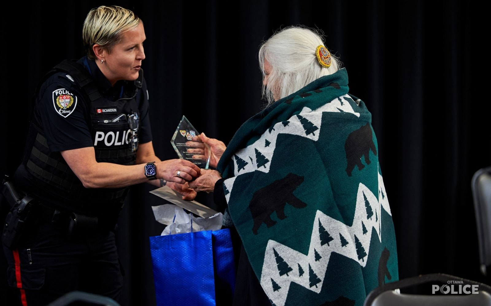 “We’re just getting started," Sgt. Richardson said. "And we’re so grateful to everyone who’s joining us on this journey. Miigwetch. Thank you for helping us build a stronger, more inclusive future together.”