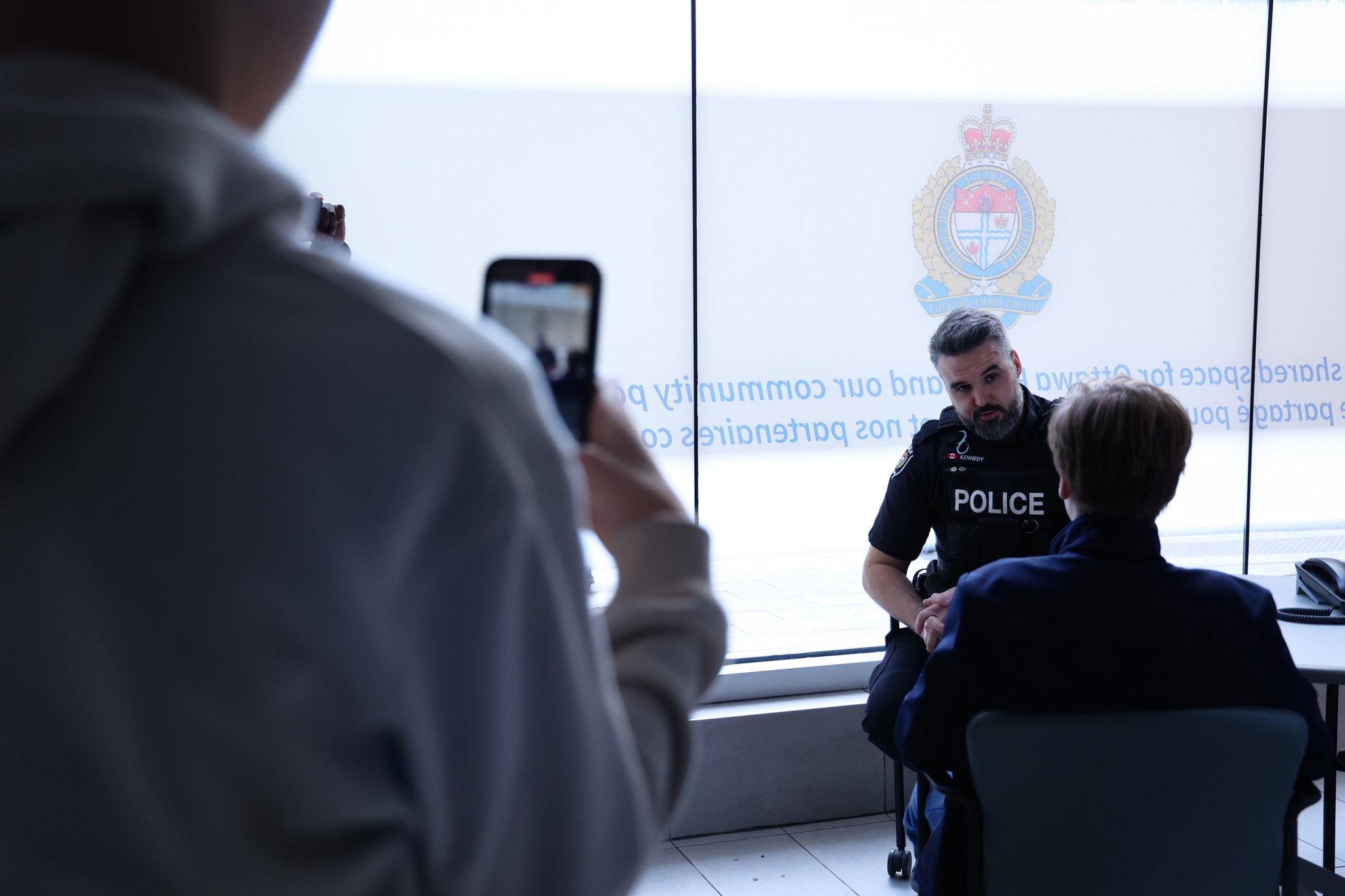 Blyth Academy Students Visit Neighbourhood Operations Centre to Learn About Policing