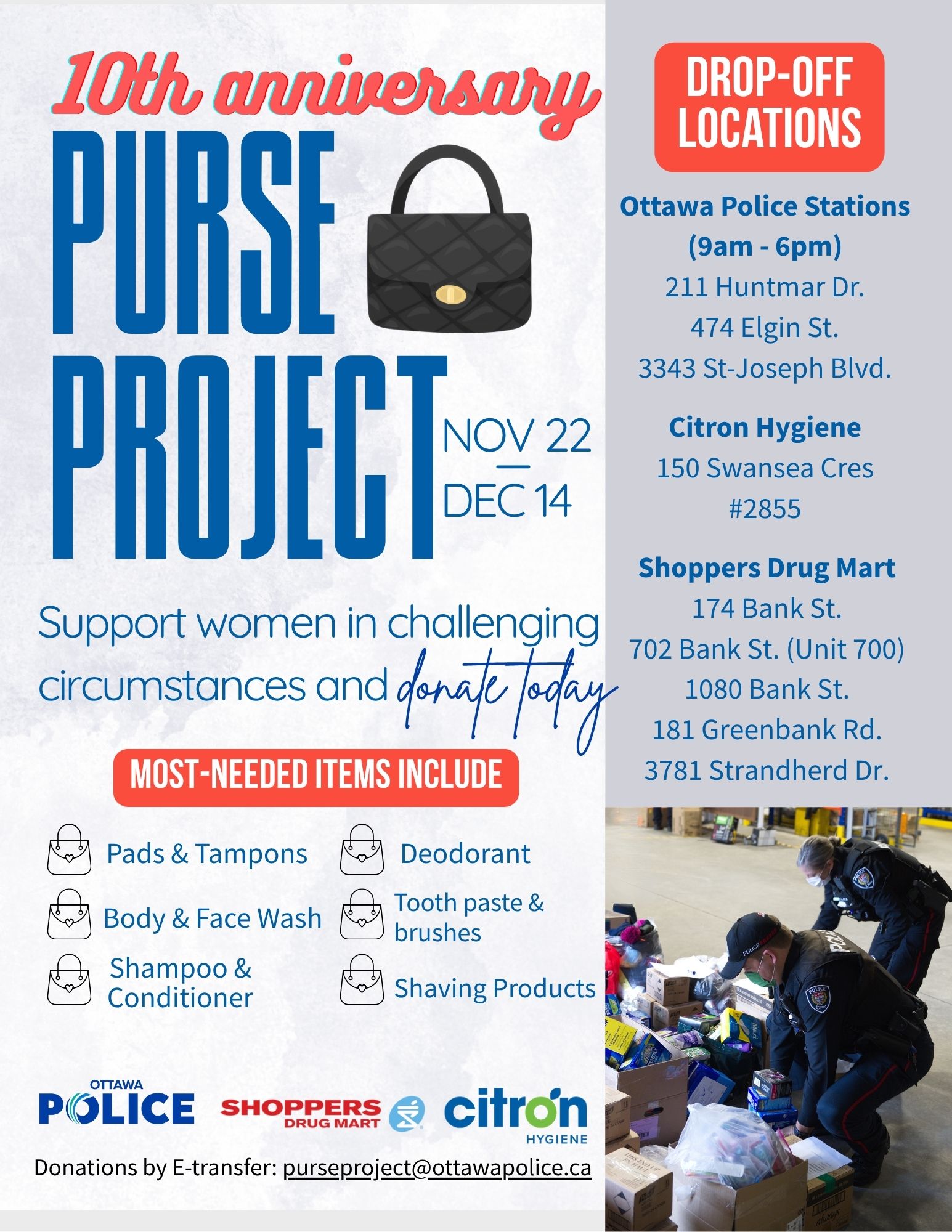 A Decade of Compassion: Helping Women in Ottawa through the Purse Project