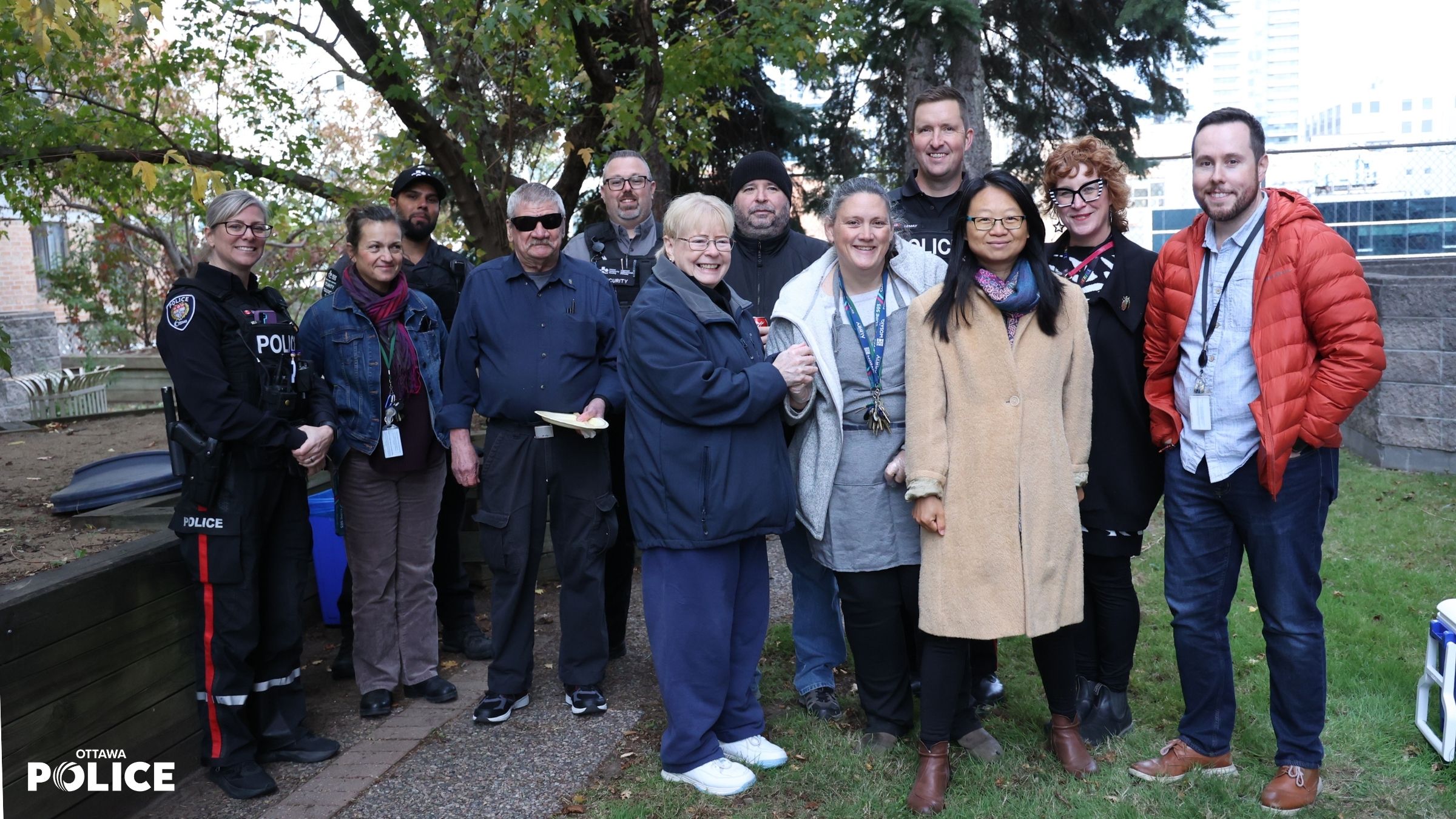 Ottawa Police Join Community Housing Residents for Neighborhood BBQ