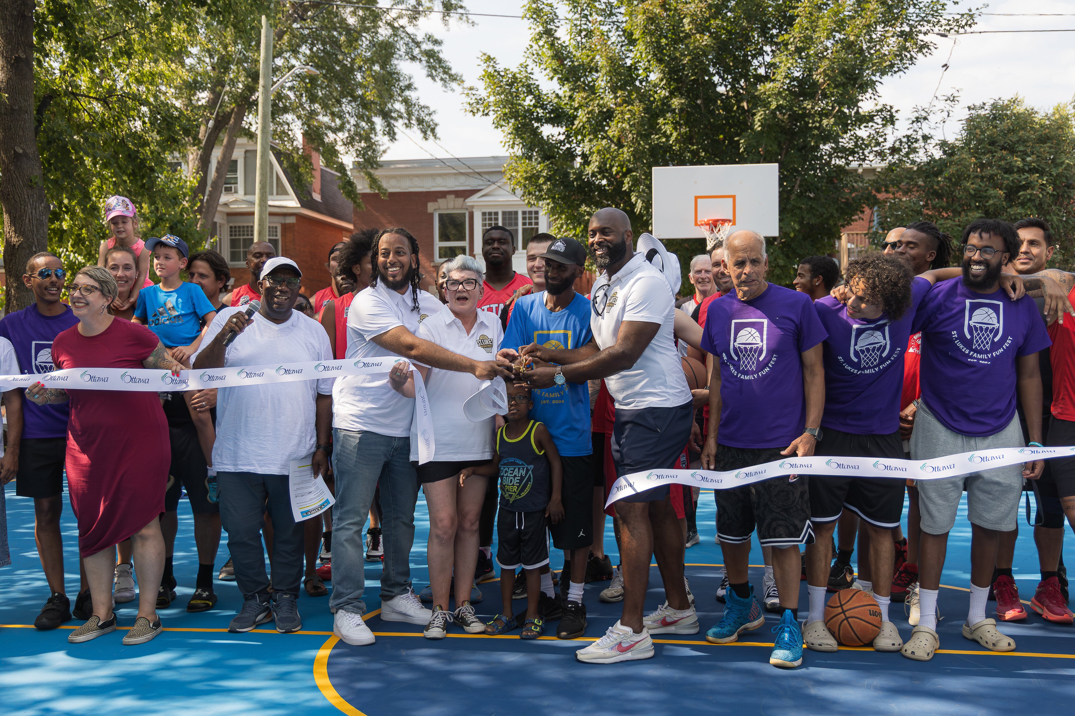 St. Luke’s Park Celebrates Grand Opening of New Basketball Court with Family Fun Fest