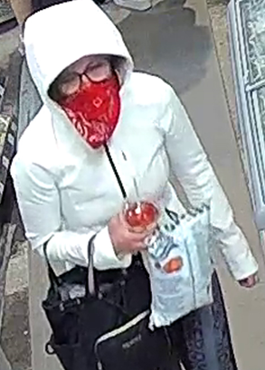 Female Suspect to ID - close up
