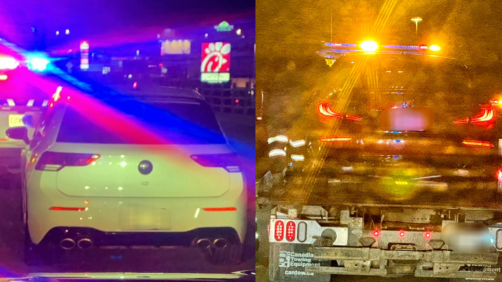 Vehicles towed from unauthorized car meet