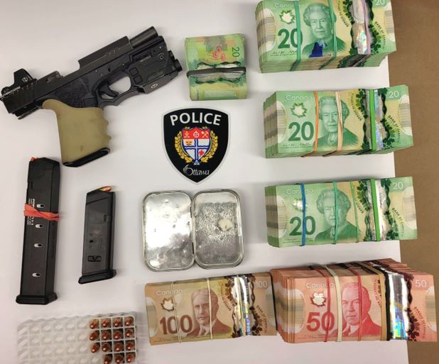 seized currency and firearm