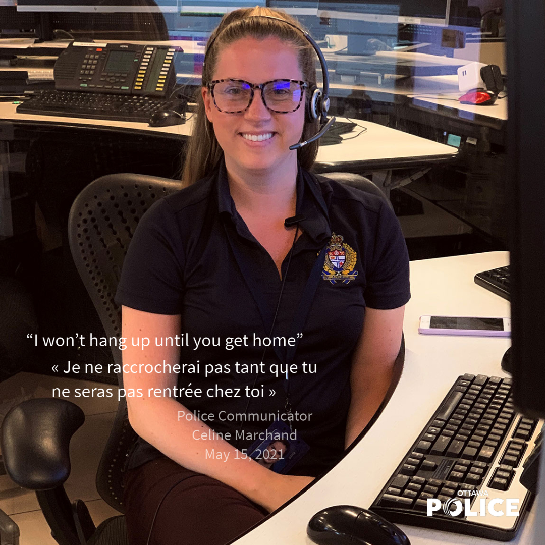 Police Communicator Celine Marchand