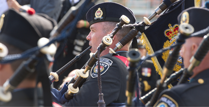 Pipe Major à un événement