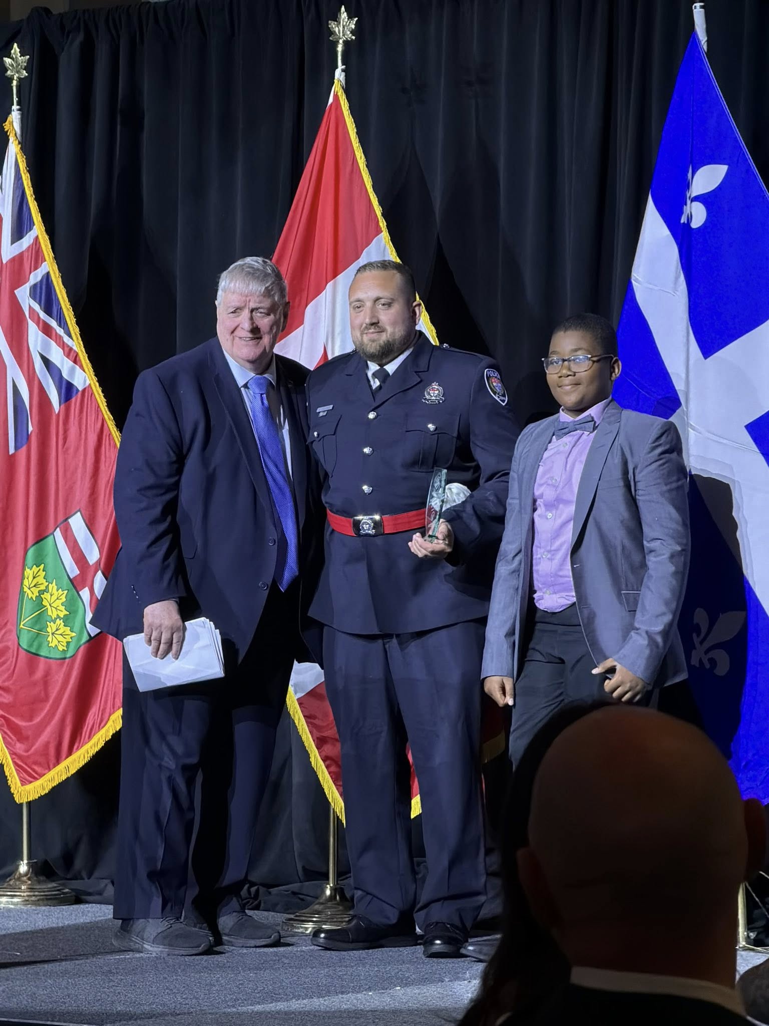 Cst. Christopher Lalonde wins Chief Thomas G. Flanagan Lifetime Achievement Award