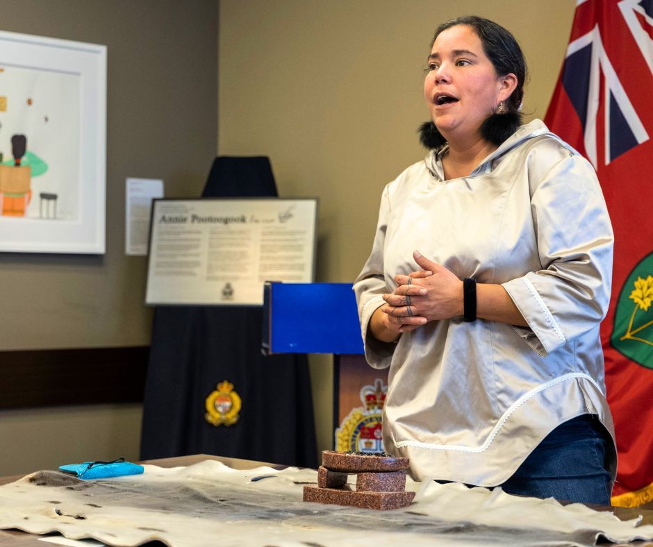 In 2022, we renamed the Executive Boardroom at 474 Elgin Street to The Tunnganarniq Boardroom in honour of Annie Pootoogook.