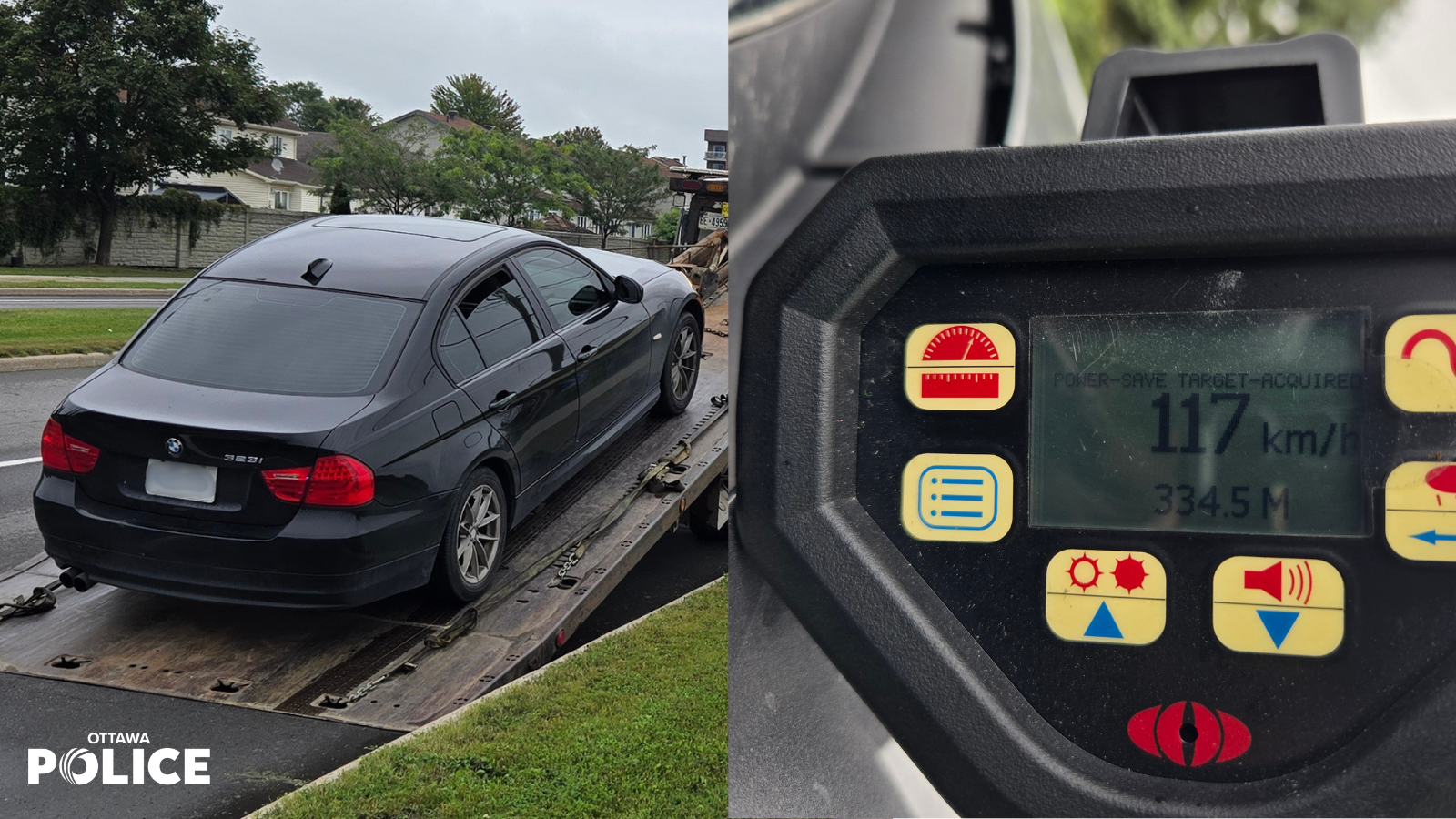 117 km/h in a School Zone: Street Racing Driver Charged, Second Vehicle Sought