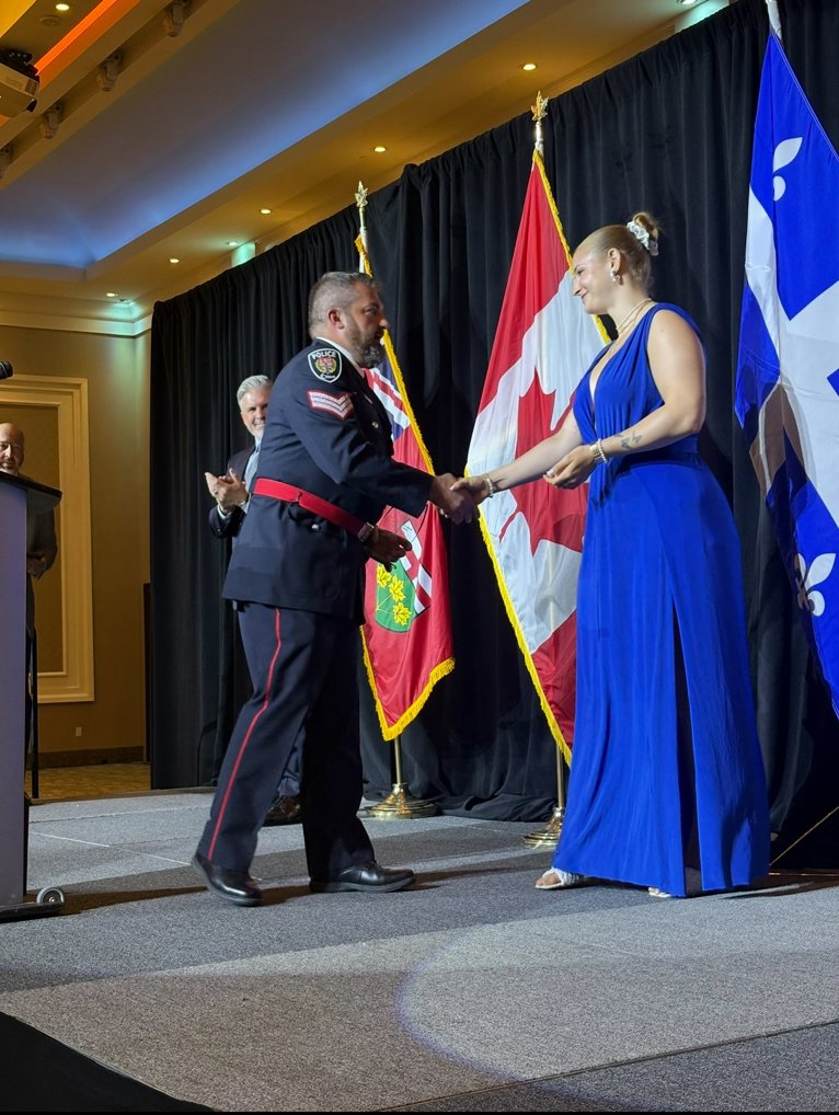 Sgt. Barmak Anvari Honoured with Bruno Gendron Creating Community Award