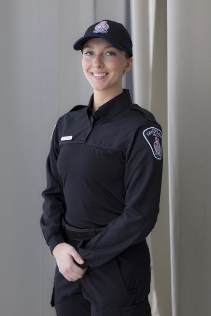 New recruit, special constable Lawson