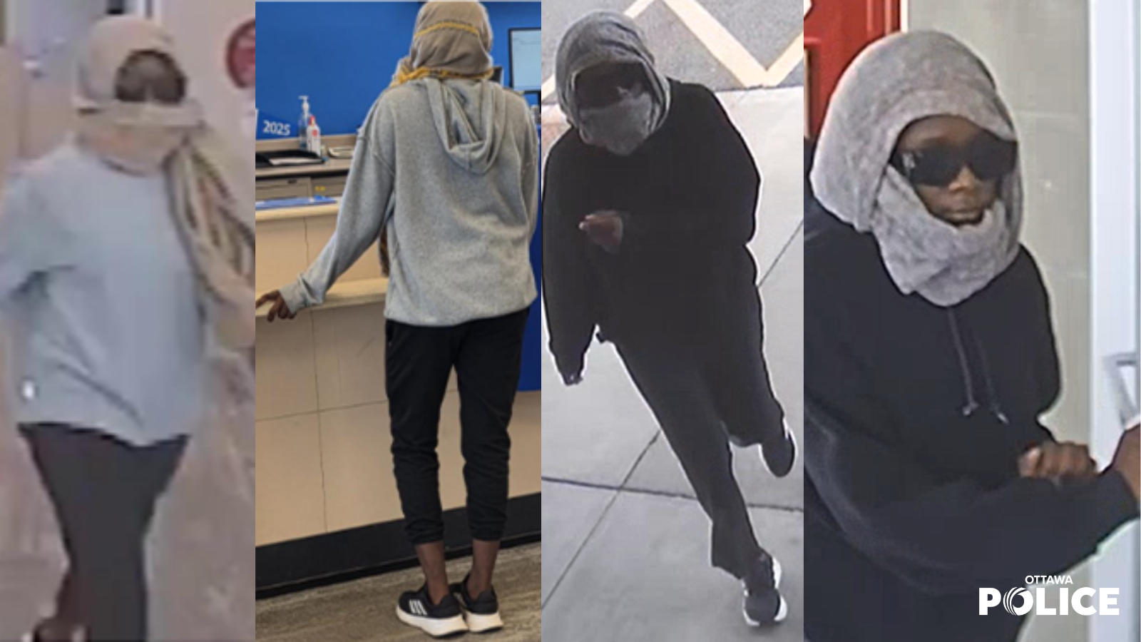 Suspect to identify in Orleans bank robberies