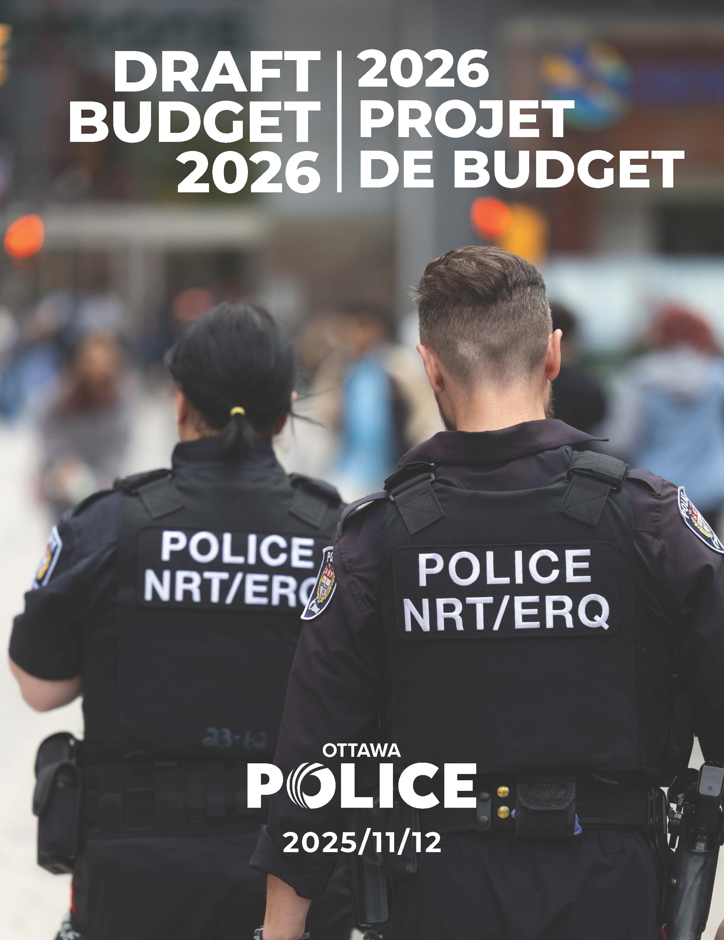 Budget cover photo of a two Neighbourhood Resource Officers