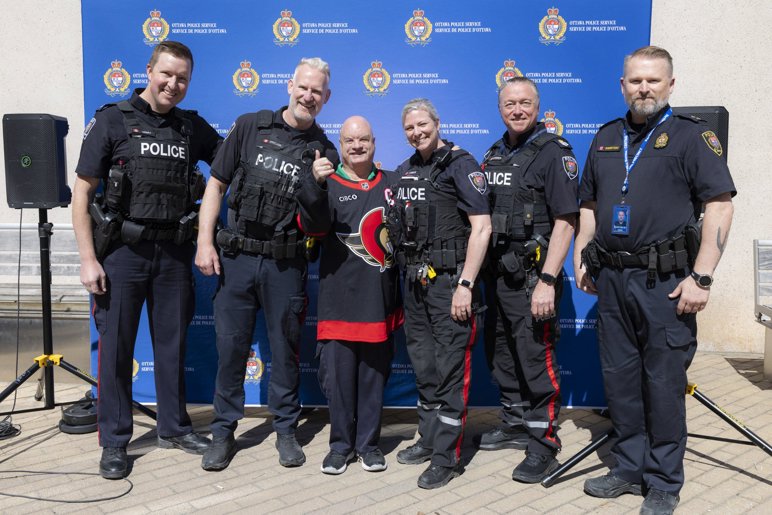 Richard with the central community policing team.