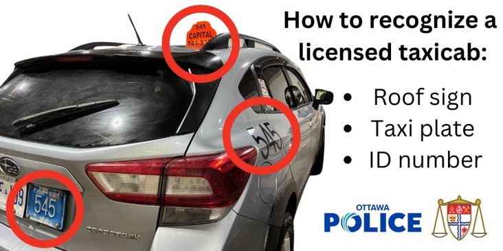 How to recognize a licensed taxicab