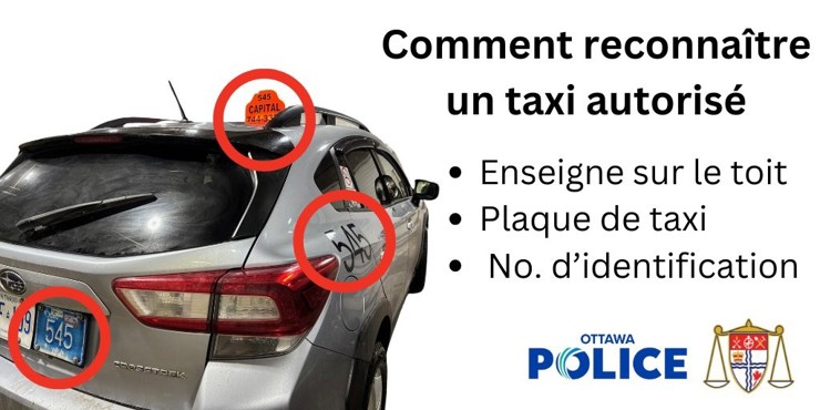 Comment reconnaître un taxi autorisé